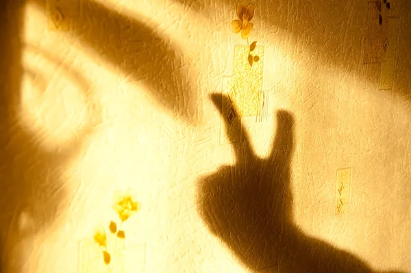 stock image Shadow and hand