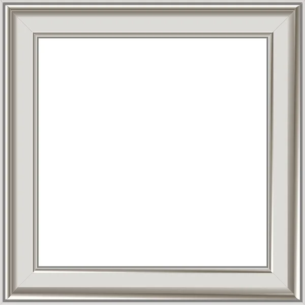 Modern silver photo frame — Stock Vector © AamerArt #1506428