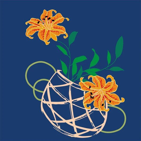 Vector floral achtergrond — Stockvector