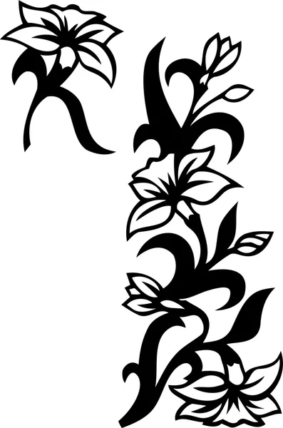 Εικονογράφηση διάνυσμα του floral στολίδι — Διανυσματικό Αρχείο