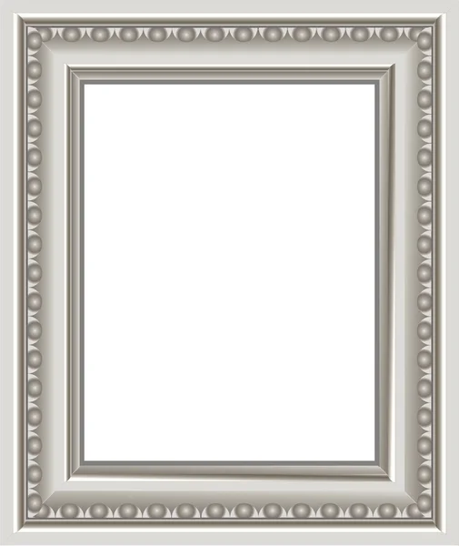 Modern silver photo frame Rechtenvrije Stockillustraties