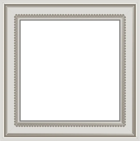 Modern silver photo frame Royalty Free Stock Vectors