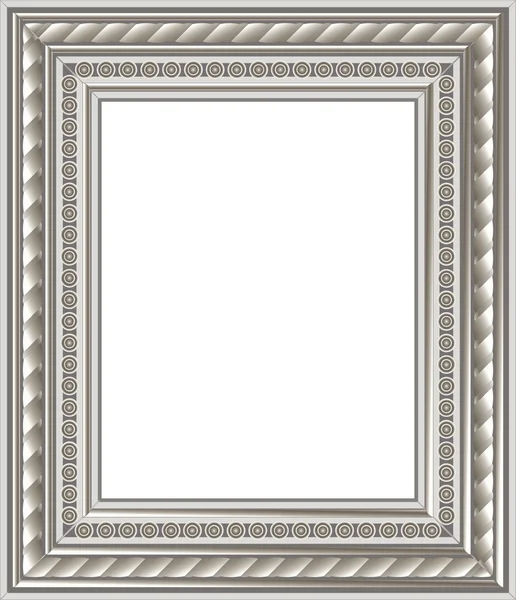 Modern silver photo frame Royalty Free Stock Vectors