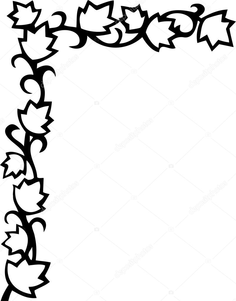 Vector illustration of floral ornament