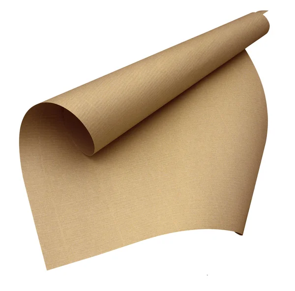 Curved paper sheet — Stock Photo, Image