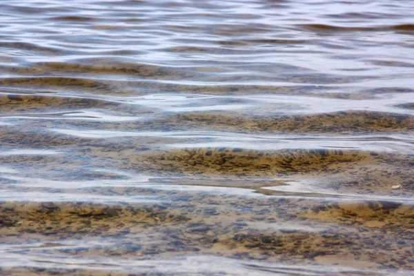 stock image Crystal-clear water of lake.