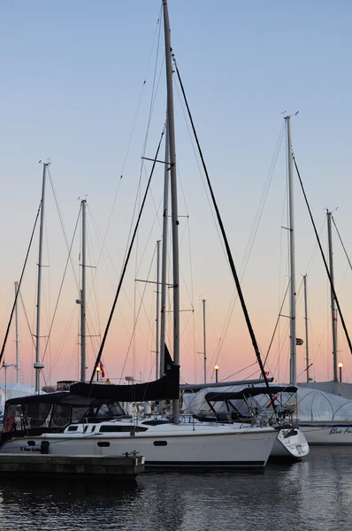 A sunset jacht — Stock Fotó