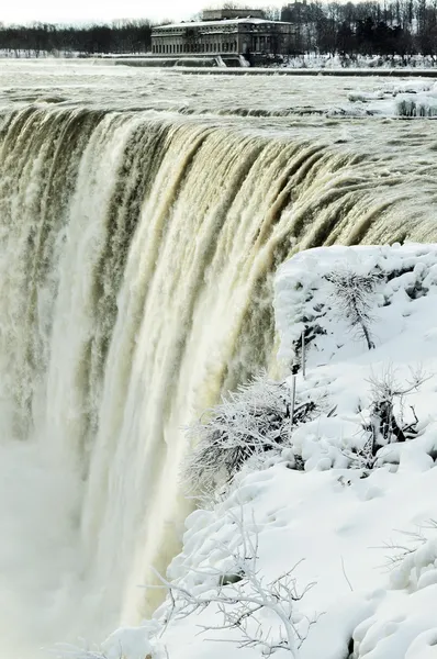 stock image Niagara falls winter science