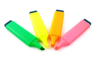 Four markers clipart