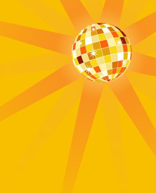 Disco sun clipart