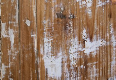 Wooden door with paint clipart