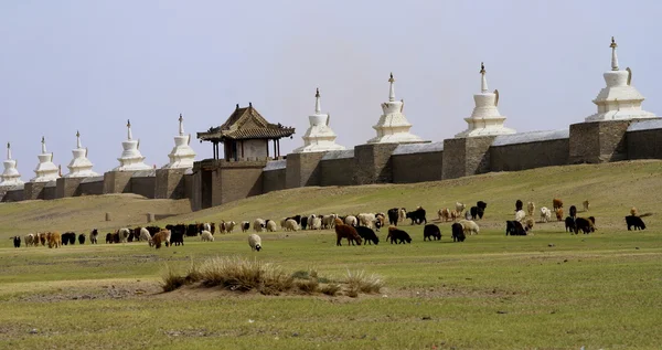 stock image Buddhist monastery in mongolia