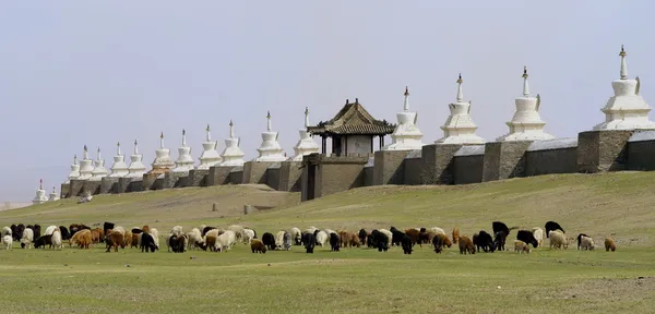 Klasztor buddyjski w Mongolii — Zdjęcie stockowe