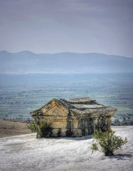 Tombe van Hiërapolis in pamukkale — Stockfoto