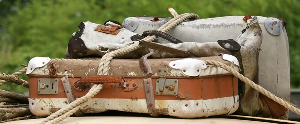 Gammalt bagage — Stockfoto