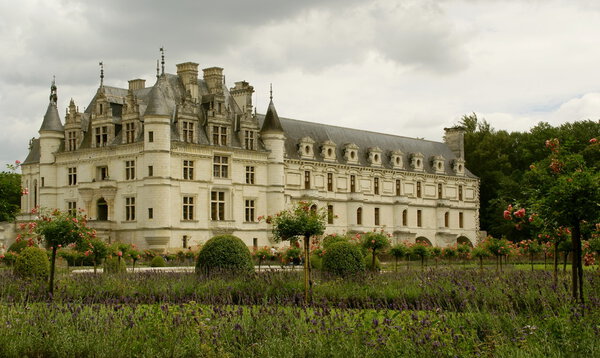 Castle chenonceau in france