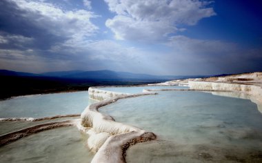 Spa at pamukkale clipart