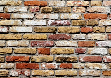 Colorful brick wall clipart