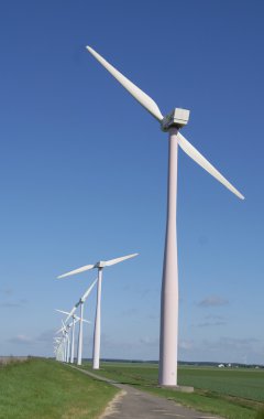 Windturbine / modern windmill clipart