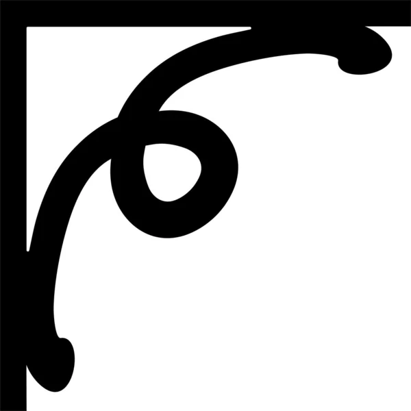 மூலை எல்லை வடிவமைப்பு — ஸ்டாக் வெக்டார்