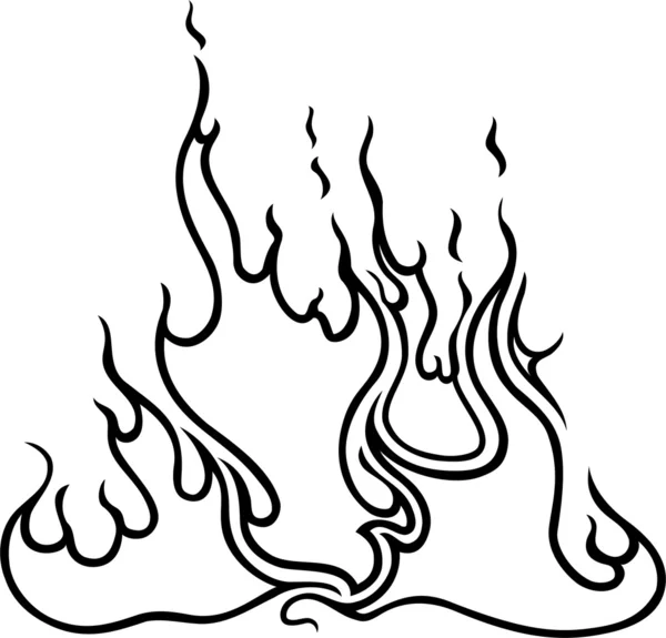 Эффект от пожара — стоковый вектор