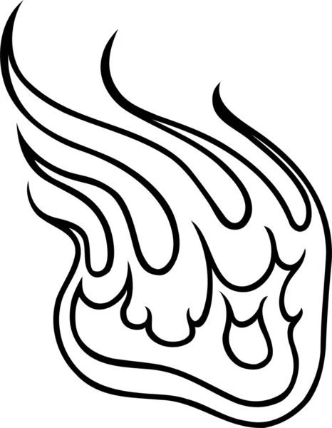 Ілюстрація вогневого ефекту — стоковий вектор