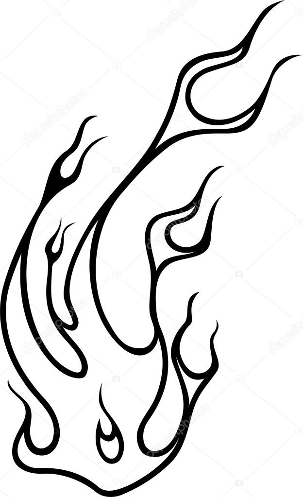 Illustration Of Fire Effect — Stock Vector © RiazWork 1529325