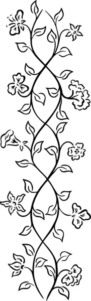 花のデザインのベクトルイラスト — ストックベクタ