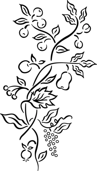 Vector illustratie van bloem ontwerp — Stockvector
