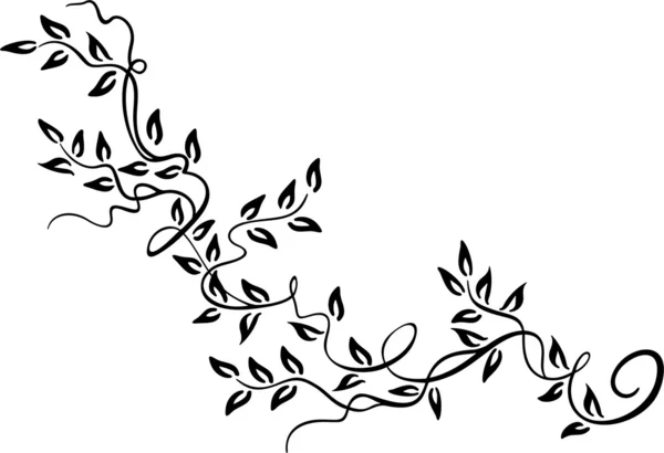 Ilustración vectorial del diseño floral Ilustración De Stock