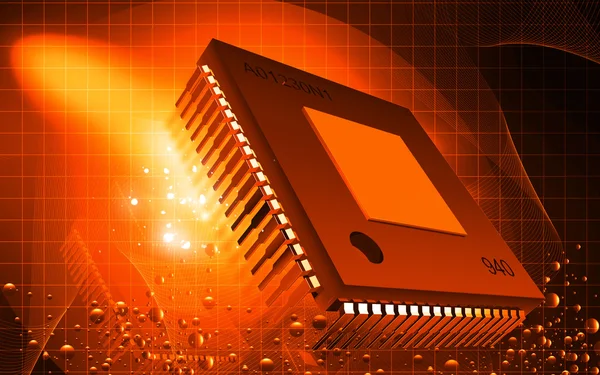 Komputer chip — Zdjęcie stockowe