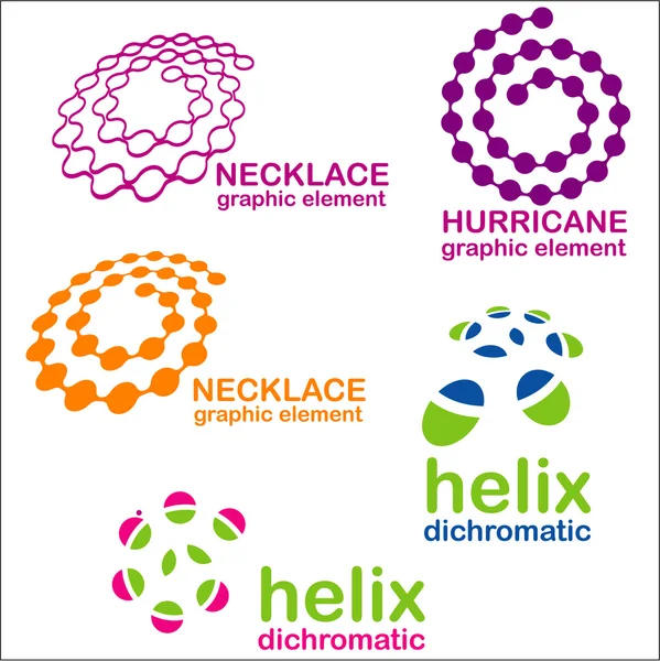 Helix vector icons — Stock Vector