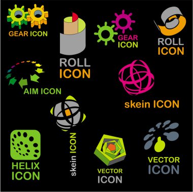 Structured vector icon clipart