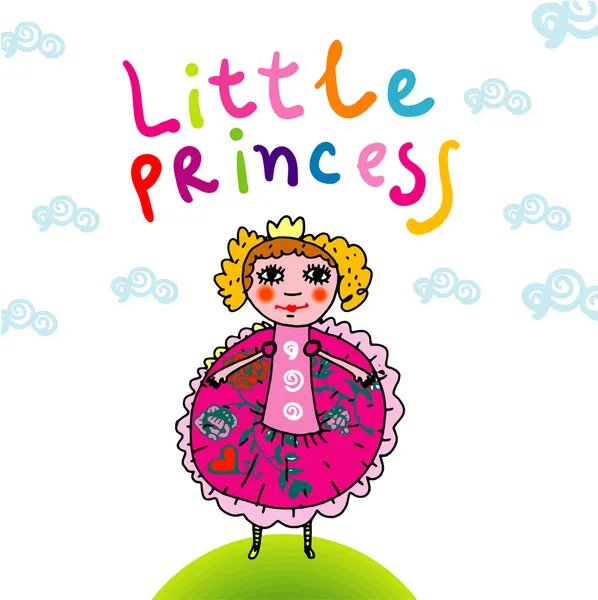 Stock vector Little princess