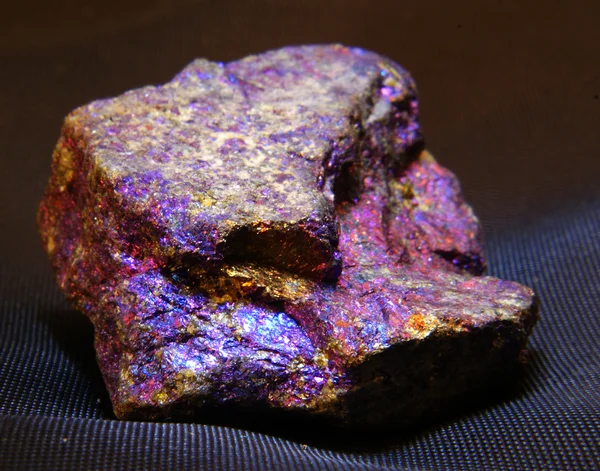 Chalcopyrite de minério de pavão — Fotografia de Stock
