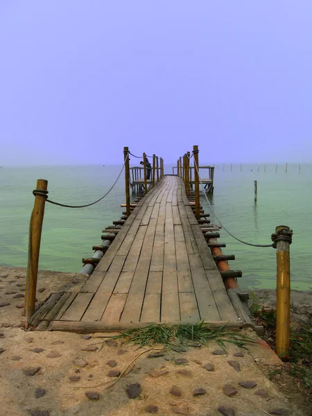 stock image Wooden dock