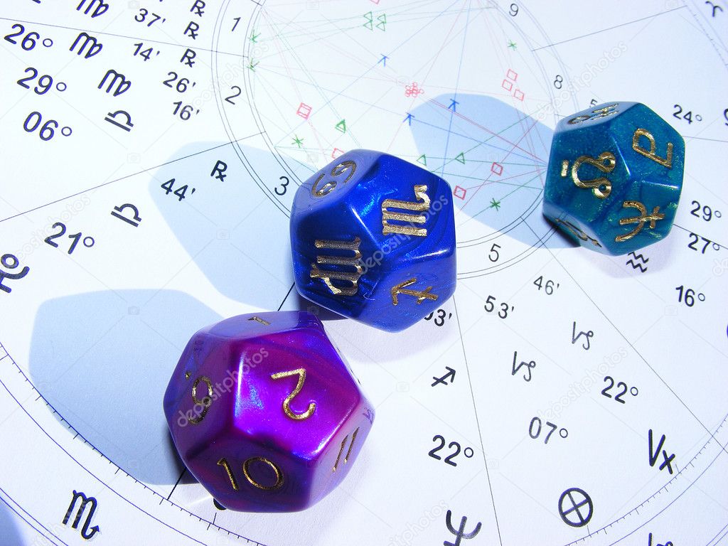Dices set for astrologers