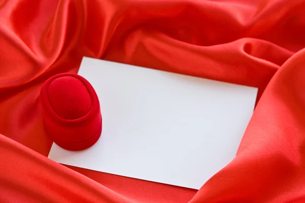 빨간 귀중품 상자 — 스톡 사진