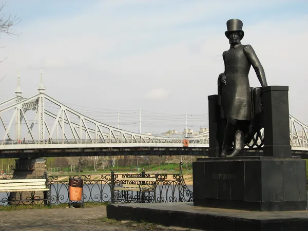 stock image The statue of poet A.S.Pushkin