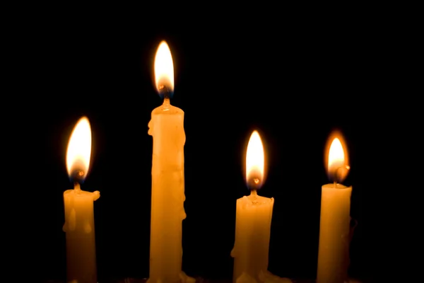 Четыре свечи — стоковое фото