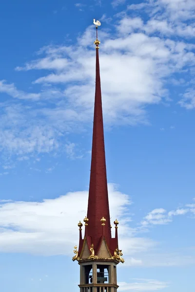 Turmspitze des alten Großmuensters — Stockfoto