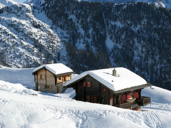 Holiday houses in Wallis — Stock Photo, Image