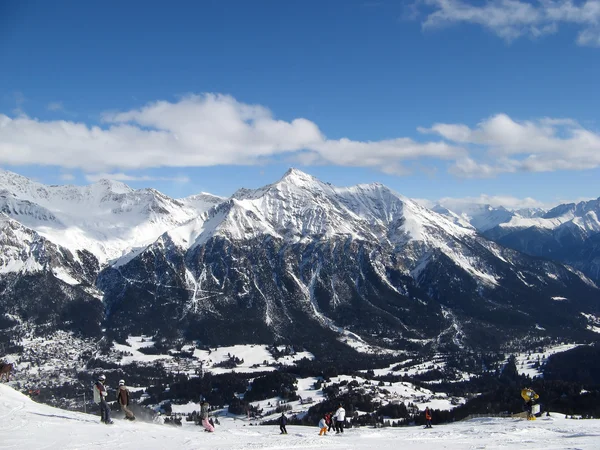 Esquí en Lenzerheide — Foto de Stock