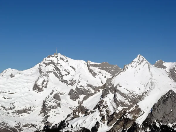 Mt. Saentis (St. Gallen, Suíça) ) — Fotografia de Stock