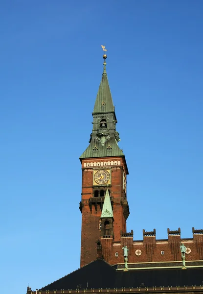 Kopenhagener Rathaus — Stockfoto