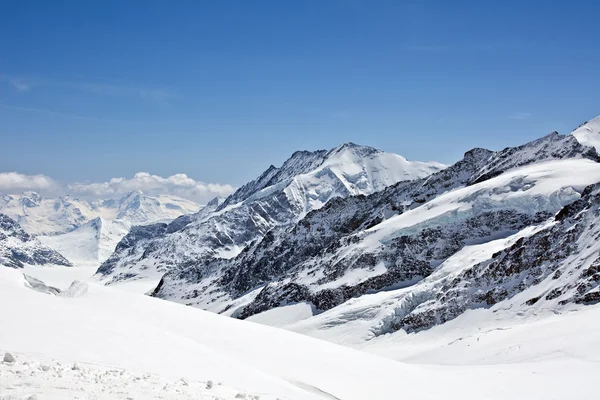 Jungfrau - topo da Europa — Fotografia de Stock