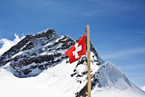 La cima della Jungfrau — Foto Stock