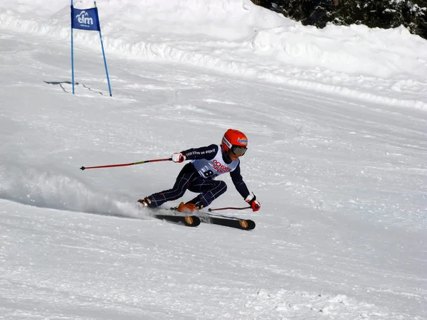 滑雪竞赛 — 图库照片
