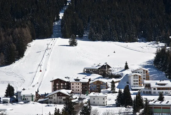 Esqui em Davos — Fotografia de Stock