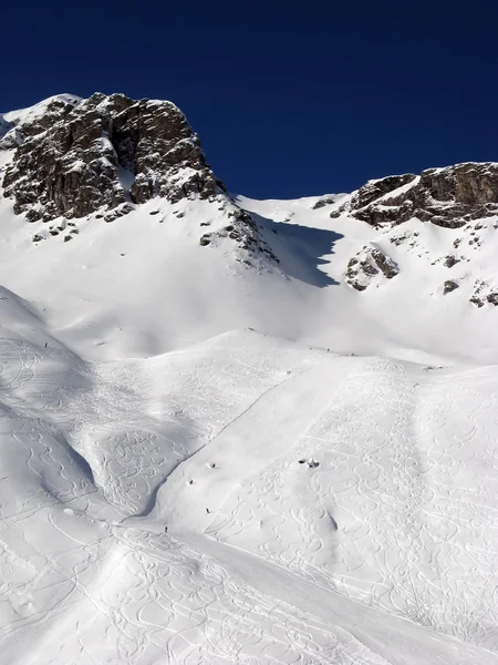 Skiing slope — Stock Photo, Image